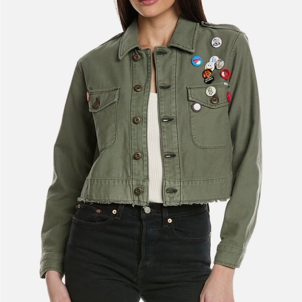 Mother the cropped veteran jacket